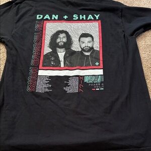 Dan + Shay Black Ten Thousand Hours  T-Shirt size XL